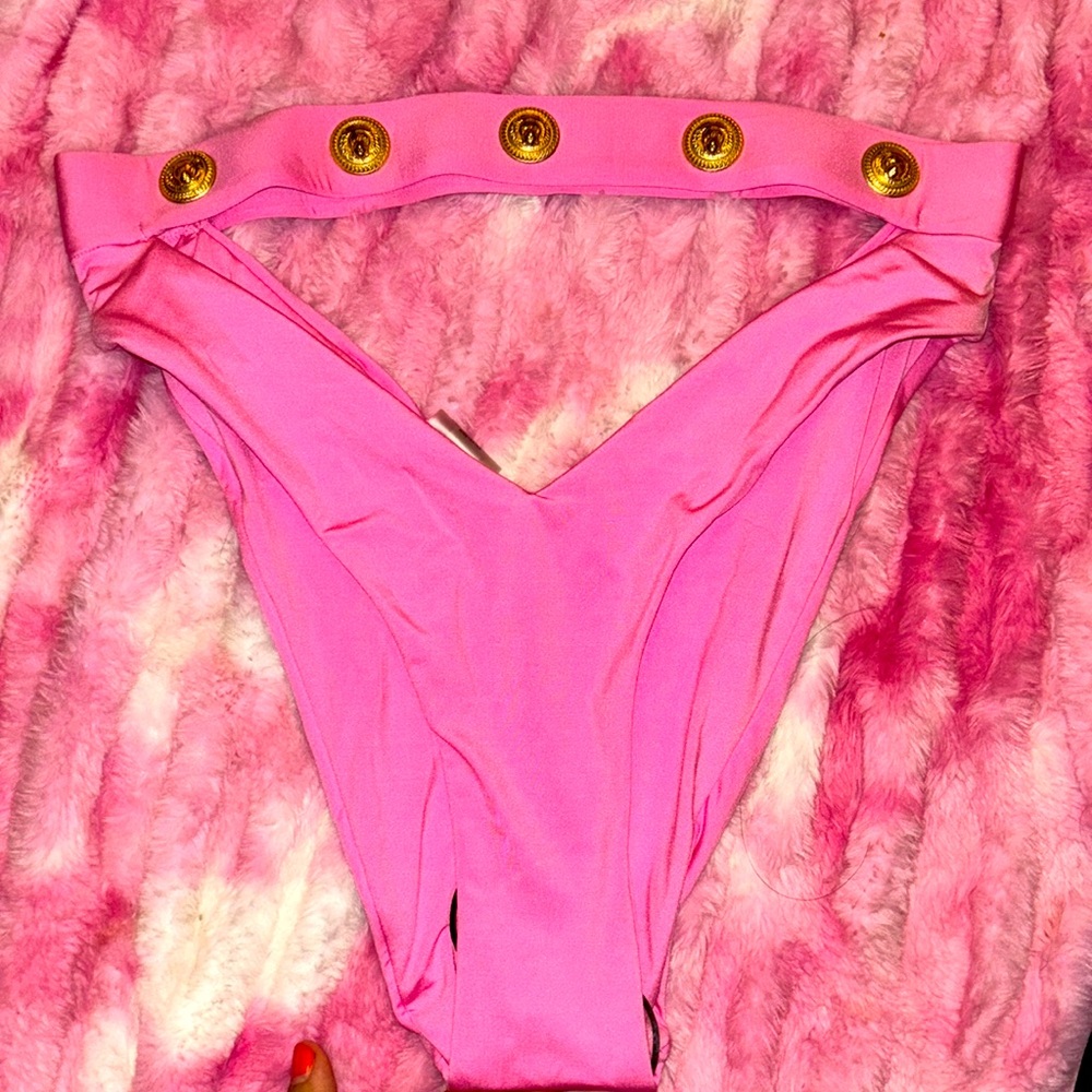 MONICA HANSEN PINK PANTHER 🐆 LION 🦁 BIKINI 👙 BOTTOM SOLD OUT EVERYWHERE RARE